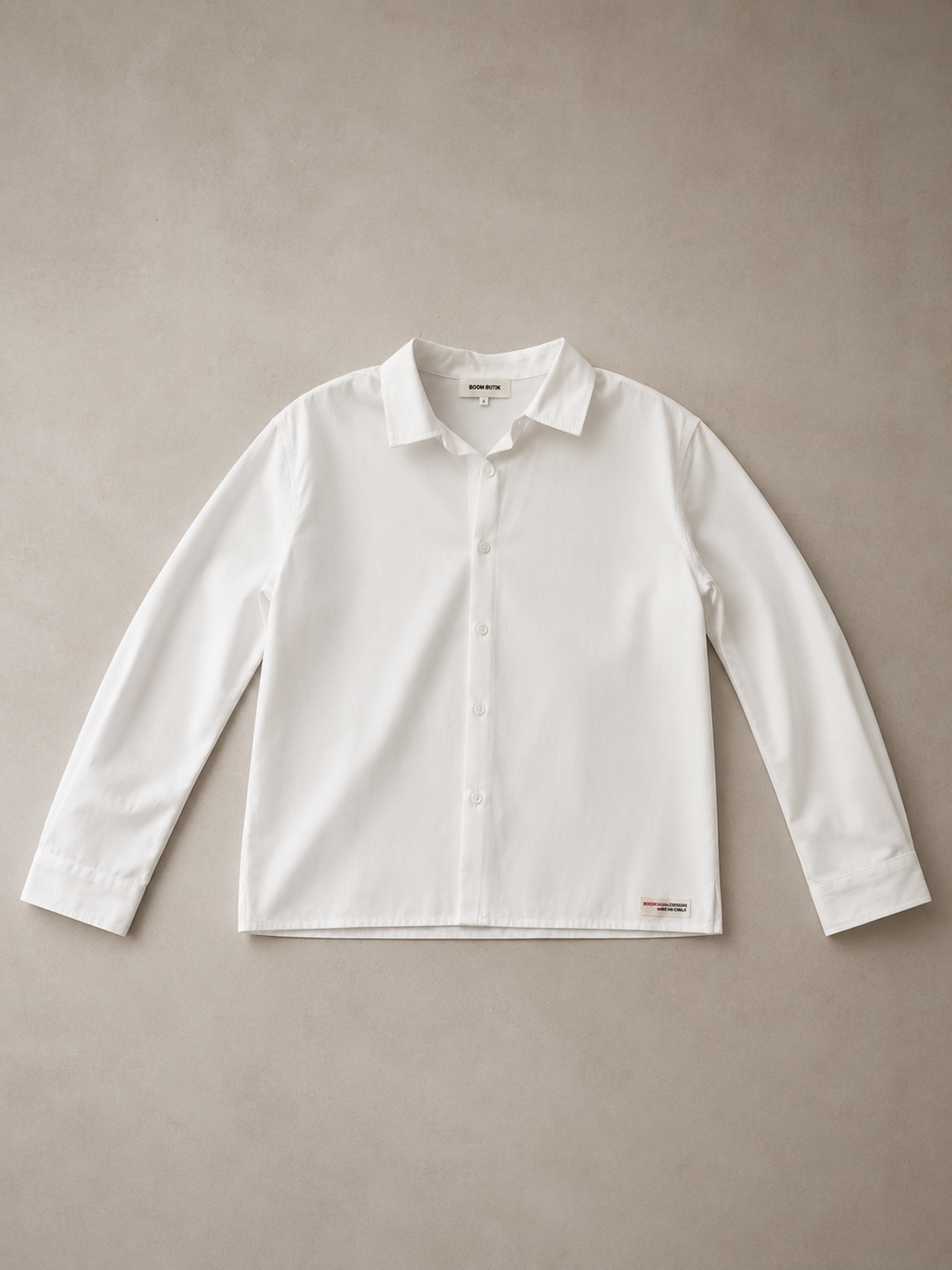 Boom Butik Hvid Skjorte - Packshot
